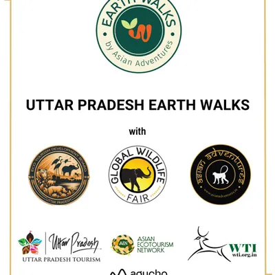 We are proud to present our Uttar Pradesh Earth Walks in collaboration with esteemed partners like Uttar Pradesh Tourism, the Global Wildlife Fair, and the Wildlife Trust of India.