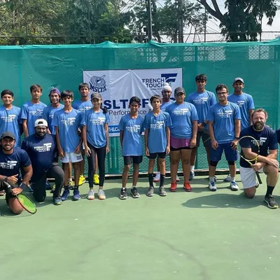 The dedicated team of players and coaches at French Touch Tennis Center India. We foster a supportive family atmosphere built on hard work and shared goals.
