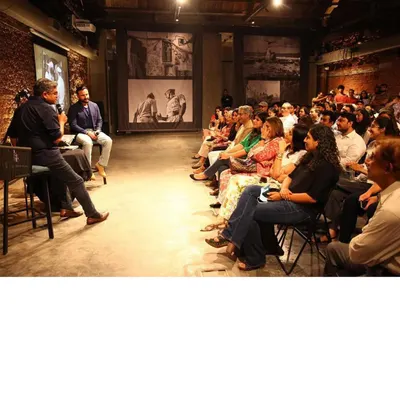 A talk at IF.BE, the restored ice factory in Ballard Estate. The project is an exercise in micro-urbanism and adaptive reuse, creating a space for public discourse and serving as a seed for urban regeneration in a heritage precinct.