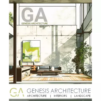 This 3D visualization shows our approach to contemporary living. We use large windows to flood the space with daylight, incorporating natural textures and greenery to create a home that feels both modern and grounded.