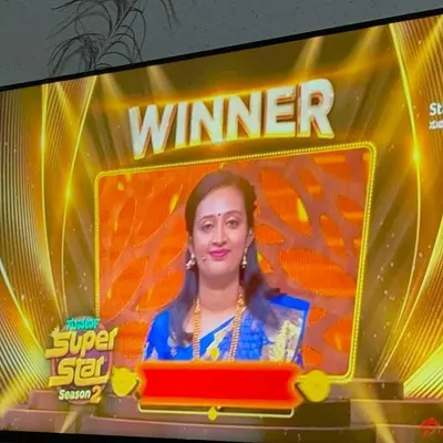The proudest moment of my culinary journey, being declared the winner of the Suvarna Super Star Season 2.