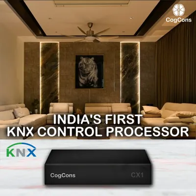 This is the CX1, India's first KNX Control Processor and the brain of our smart home system. Designed and manufactured by us, it manages and coordinates all connected devices, ensuring fast, reliable, and synchronized operation of your entire home automation setup.