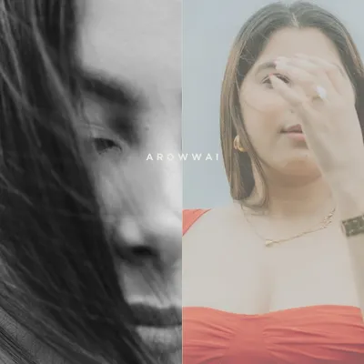 An artistic split-screen portrait capturing the emotion and anticipation leading up to the big question.