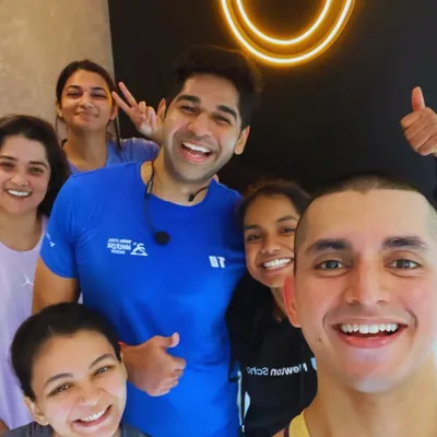 It’s all about the smiles and high-fives. This is the energy that makes our studio feel like home. Whether it's before or after class, the connection we share makes every workout better.