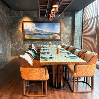 The elegant private dining room at 32 East in The Leela Ambience. I scout and partner with venues that offer not just great food but also a spectacular, picturesque setting for a memorable event.
