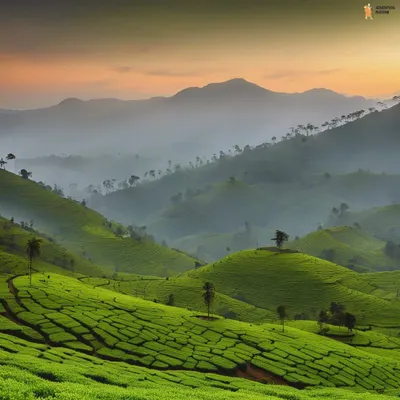 The breathtaking expanse of tea plantations in Munnar, with rolling hills as far as the eye can see. This is a view that truly soothes the soul.