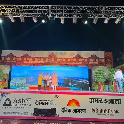 We were honored to be recognized for our work in organizing the Ram Lila 2024 at Gaur City, a testament to our ability to manage large-scale community events.