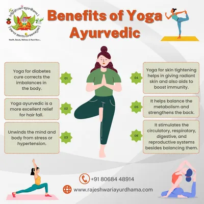 Yoga and Ayurveda are sister sciences that work beautifully together. Practicing yoga can help correct imbalances related to diabetes, reduce hair fall, tighten skin, and boost overall immunity and metabolism.