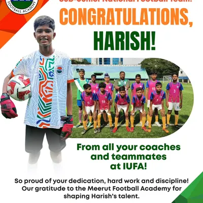 The ultimate success story. We are incredibly proud of our player, Harish, for his selection into the Sub-Junior National Football Team, a direct result of his hard work and our development pathway.