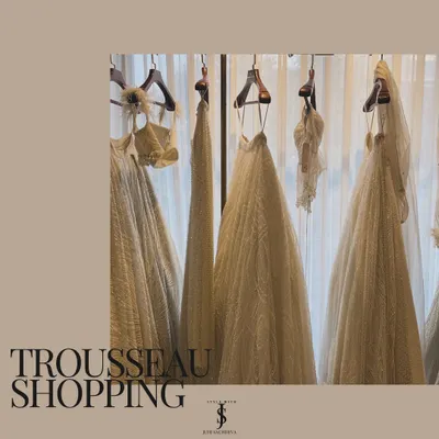 Trousseau shopping is about curating a wardrobe for your new life. These beautiful, light outfits are perfect examples of pieces that are both elegant and versatile.