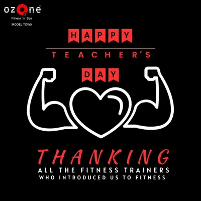 Happy Teacher's Day to all the fitness trainers who guide, motivate, and introduce us to a healthier way of life. We are grateful for our team of dedicated educators.