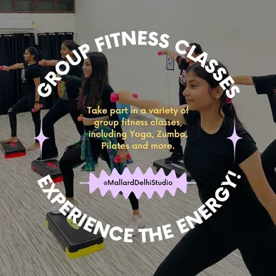 Experience the energy of my group fitness classes. We use equipment like steppers and light dumbbells to make the workout dynamic and effective. Join us and feel the burn in the most fun way possible.