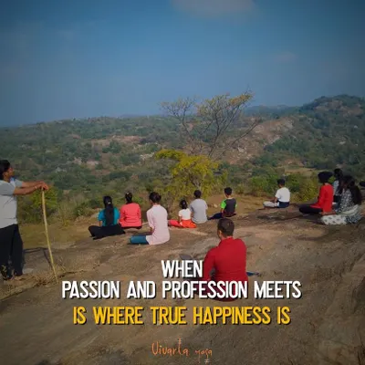 When passion and profession meet, that is where you find true happiness. Leading a yoga session on this beautiful rock formation is a perfect example of this for me.