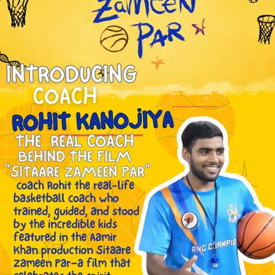 Meet Coach Rohit Kanojiya, a key coach at our academy who trained over 120 children with special needs for the Aamir Khan Productions film "Sitaare Zameen Par." His expertise and passion are central to our inclusive coaching.