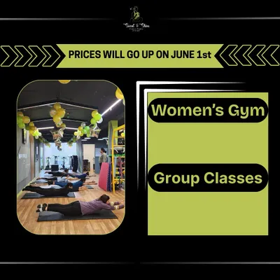 This graphic is a reminder that we offer a wide variety of group classes. There's something for everyone, no matter your fitness level or interest.