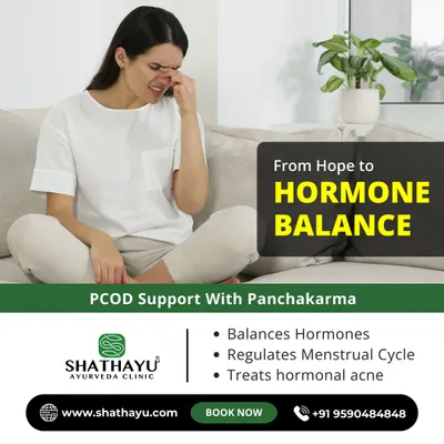 I offer PCOD support with Panchakarma to help you move from hope to hormone balance. This deep cleansing therapy naturally balances hormones, regulates the menstrual cycle, and treats related hormonal acne.