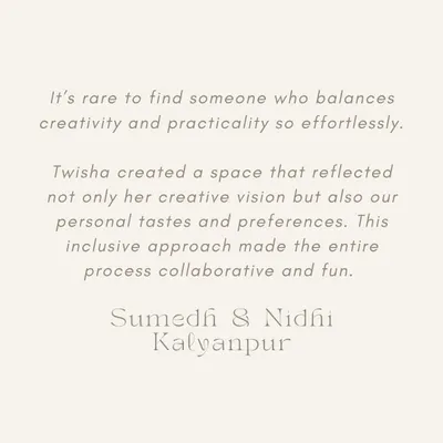 "It's rare to find someone who balances creativity and practicality so effortlessly." We are so grateful for these kind words, as our goal is always to create a process that is collaborative, fun, and results in a space that reflects our clients' tastes.