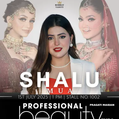I was so excited for this. Here is the official poster for my free masterclass at the Professional Beauty Expo with Bombay Vanity. It was an amazing opportunity to teach bridal glam secrets to so many aspiring artists.