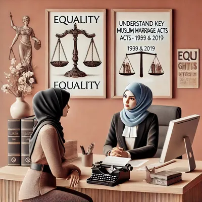 Key legislation like the Dissolution of Muslim Marriages Act and the Triple Talaq Ban Act have significantly empowered Muslim women. I provide legal counsel on the rights and protections available under these important laws, ensuring justice and equality.
