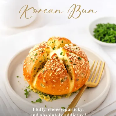This is the glamour shot my Korean Cheese Bun deserves. It’s fluffy, cheesy, garlicky, and absolutely addictive. One bite and you'll understand the obsession.