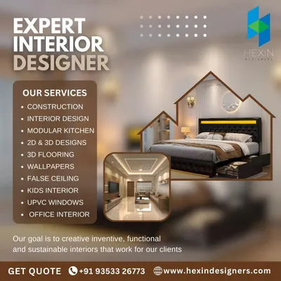 We are expert interior designers offering a comprehensive list of services. This includes full construction, modular kitchens, 2D and 3D designs, false ceilings, and custom interiors for homes and offices.