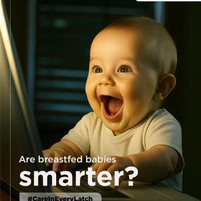 "Are breastfed babies smarter?" This is a question many parents ask. While breastfeeding has proven benefits for brain development, we believe what matters most is that a baby is nourished, loved, and cared for, whether by breast or bottle.