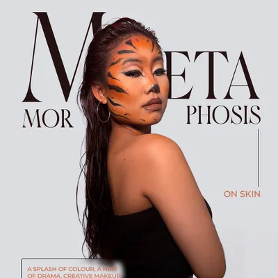 Metamorphosis on skin. We teach creative makeup as a form of self-expression, encouraging students to be bold, original, and use the face as a canvas for dramatic art.