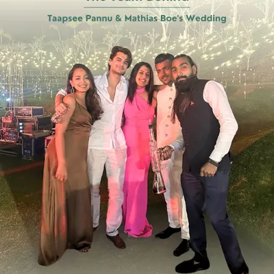 It was an honor for our team to be a part of actress Taapsee Pannu's wedding. We take pride in crafting delicious cocktails for such special and memorable celebrations.