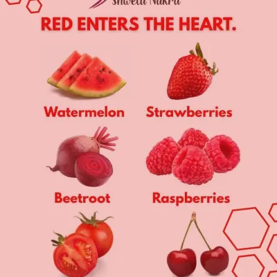 Red foods like watermelon, beetroot, and tomatoes are full of antioxidants that support heart health and give you glowing skin. Eating the rainbow starts with adding a splash of red to your plate.