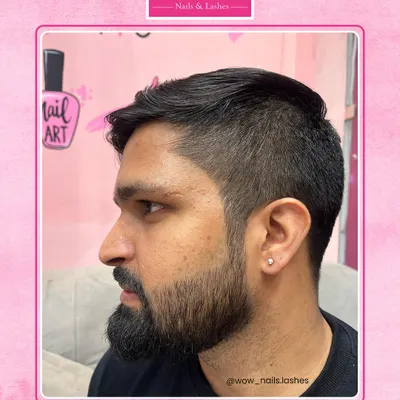 This client chose a classic, minimal stud for his first ear piercing. We focus on providing a professional service for men, ensuring the placement is perfect and the experience is comfortable from start to finish.