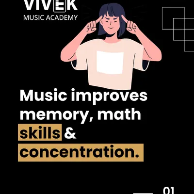 Learning music is a workout for the brain. Studies show that musical training improves cognitive functions, including memory retention, mathematical reasoning, and the ability to concentrate for longer periods. These skills benefit a child in all areas of their life.
