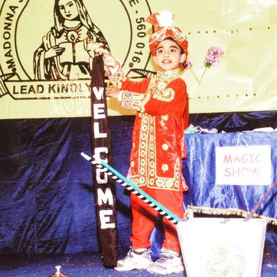 My journey in magic started right here, at just three years old. This photo is from one of my very first shows, proving that my love for illusion and performance has been a part of me for as long as I can remember.