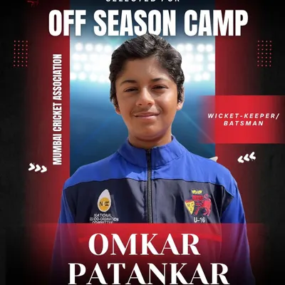 This is what hard work looks like. Omkar Patankar, one of our dedicated wicket-keeper batsmen, was selected for the Mumbai U-19 Summer Off-Season Camp. He has the vision behind the stumps and the fire with the bat. We are proud to see him get recognized.