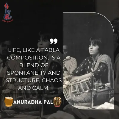 A thought from my journey: "Life, like a tabla composition, is a blend of spontaneity and structure, chaos and calm." Finding the balance between these elements is the key to both music and life.