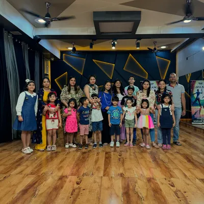 A proud moment for our summer camp tribe. This group photo captures the happy faces of our students, parents, and instructors during the felicitation ceremony, celebrating the successful completion of a fun-filled camp.