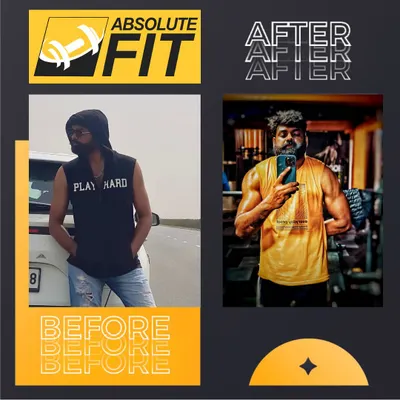 For Raman, the goal was clear: gain muscle. We created a comprehensive plan that included a high protein diet and a progressive strength training regimen, helping him add 8 kgs of solid muscle mass.