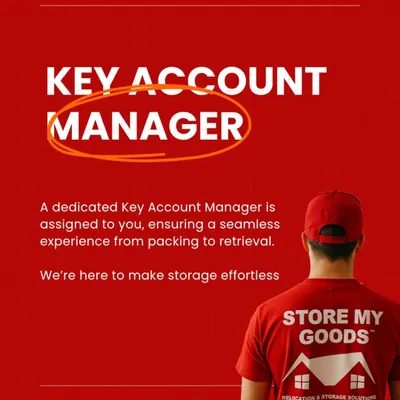 You get a dedicated Key Account Manager to ensure a seamless experience from packing to retrieval. I'm here to make storage and moving completely effortless for you.