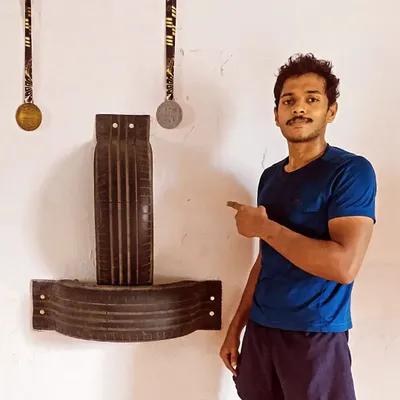 We get creative with our training equipment. Here's a new punching target I set up using old tires. It's tough and great for conditioning your hands.