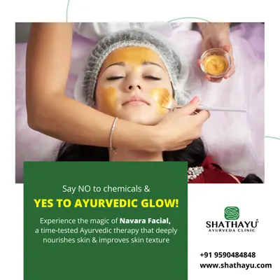 We invite you to say yes to an Ayurvedic glow and no to harsh chemicals. Experience the magic of our Navara Facial, a time-tested therapy that deeply nourishes the skin and improves its texture for a naturally radiant look.