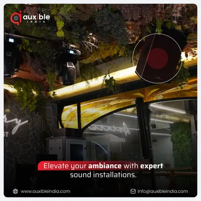 An expert sound installation in a stylish commercial setting. I work with interior designers to integrate audio equipment seamlessly, enhancing the ambiance for customers without compromising the design.