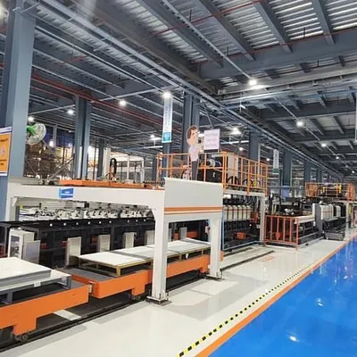 The interior of the commissioned Blue Star deep freezer plant in Wada, Maharashtra. I managed this project to create a highly functional, ultra-modern production facility, overseeing everything from the structural build to the installation of the assembly line.