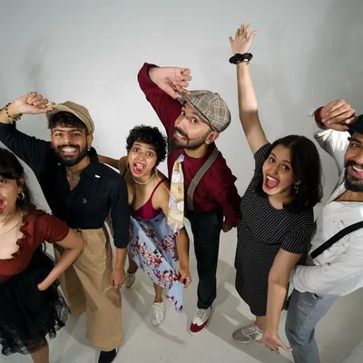 A fun, high-angle shot with my dance crew. We bring a lot of personality and energy when we get together, and this photo captures that perfectly.