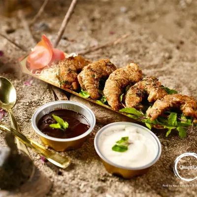 My Butter Garlic Prawns are a seafood lover's dream. They are pan-fried with fresh garlic and butter and served with two distinct dipping sauces for a complete flavor experience.