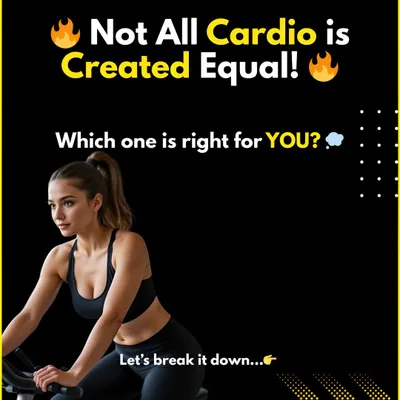 Not all cardio is created equal. The right type for you depends on your goals, fitness level, and time constraints. Let's break down the differences.