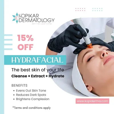 Get the best skin of your life with a Hydrafacial. This multi-step treatment cleanses, extracts impurities, and deeply hydrates to even out skin tone, reduce dark spots, and brighten your complexion. Take advantage of our special offer for this rejuvenating facial.