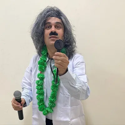 For a dose of laughter, I can make a surprise appearance as Dr. Mashoor Gulati. This character act is a great way to entertain guests during the reception.