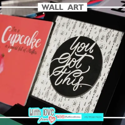 My framed "You Got This" wall art, designed to bring a dose of motivation to your home or office. It makes for a thoughtful and inspiring gift for friends, family, or colleagues.