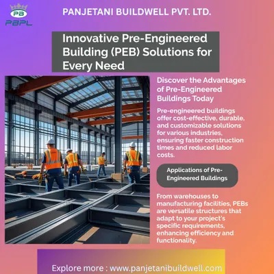Our innovative PEB solutions are durable, cost-effective, and fully customizable. They are the ideal choice for a variety of industries, from manufacturing facilities to warehouses, enhancing both efficiency and functionality.