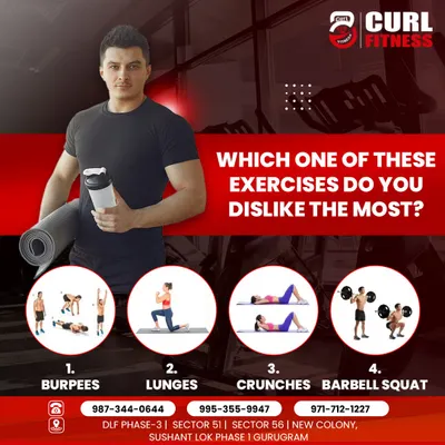 Let's be honest, everyone has that one exercise they dread. Which one of these do you dislike the most?