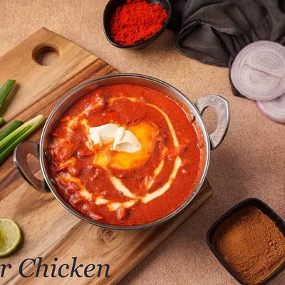 Our Butter Chicken is a classic for a reason. We cook tender tandoori chicken pieces in a rich, creamy tomato gravy that is mildy spiced and full of flavour.